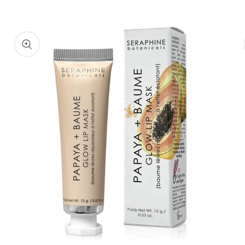 Papaya + Baume glow lip mask